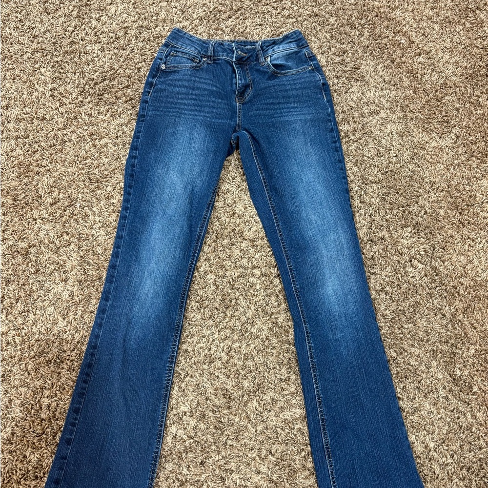 Maurices Dark Blue Straight Leg Jeans